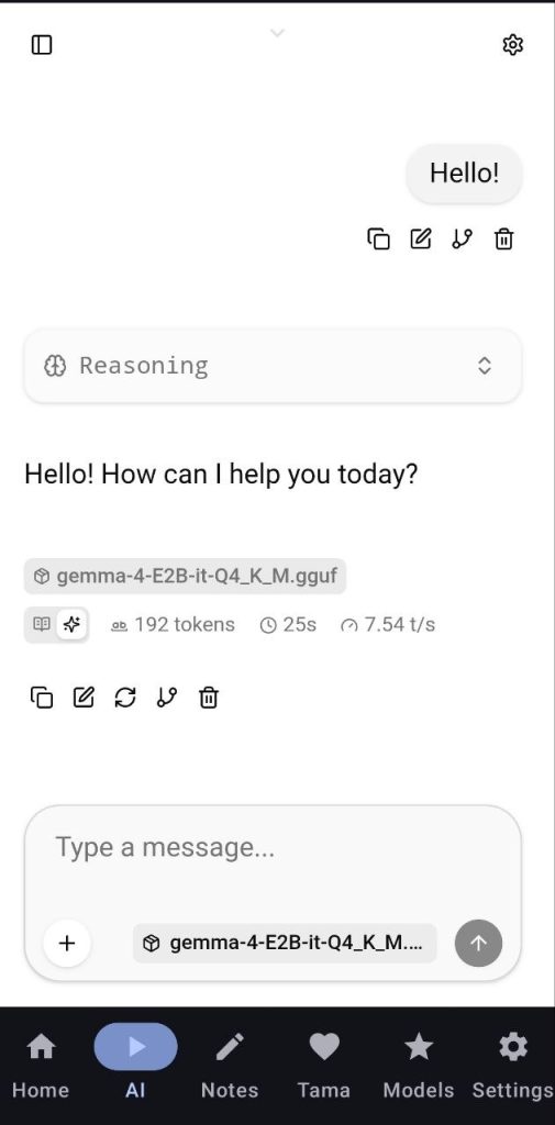 AI chat